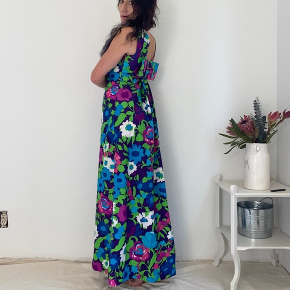 Vintage Maluna Hawaii Maxi Dress - Picture 4 of 10